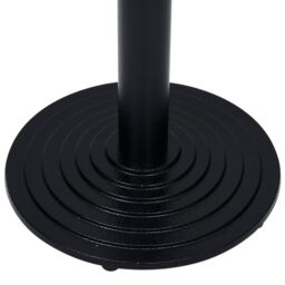 Berkfield Home Bistro Table Leg Black √ò43x107 cm Cast Iron - Size: 43x107 cm - thumbnail 4