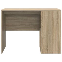 Berkfield Home Writing Desk Sonoma oak Particle board Small Sonoma Oak Desk in Brown - thumbnail 4
