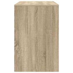 Berkfield Home Writing Desk Sonoma oak Particle board Small Sonoma Oak Desk in Brown - thumbnail 5