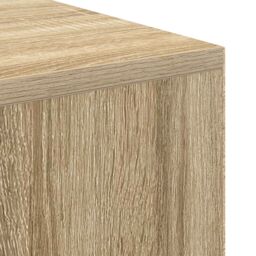 Berkfield Home Writing Desk Sonoma oak Particle board Small Sonoma Oak Desk in Brown - thumbnail 7