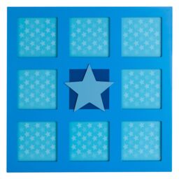Orsina Interiors Premier Kids Star Design Photo Wall Frame, Personalised Photo Frame, Living Room Photo Frame, Modern Single Photo Frame in Blue - thumbnail 1