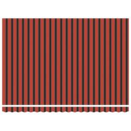 Berkfield Home Manual Retractable Awning Orange & Brown 450x350 cm - thumbnail 6