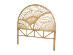 Vente-unique Headboard 140 Cm - Rattan - Natural - EFELA in Light Oak - Size: Double - thumbnail 6