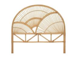 Vente-unique Headboard 140 Cm - Rattan - Natural - EFELA in Light Oak - Size: Double - thumbnail 2