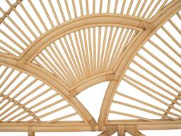 Vente-unique Headboard 140 Cm - Rattan - Natural - EFELA in Light Oak - Size: Double - thumbnail 7