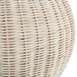 Libra Interiors Natural Rattan Lamp with Drum Shade Large - thumbnail 4