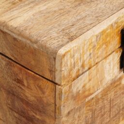 Berkfield Home Storage Box with Storage with Lock 70 x 35 x 40 cm Solid mango wood in Brown - thumbnail 9