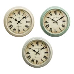 Orsina Grey Plastic Wall Clock, Simple & Modern Design With Clear Numerals & Matte Finish, Lightweight With - thumbnail 3