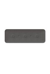 FWStyle Men's Grey Linen Ottoman Storage Bench With Solid Wooden Legs - thumbnail 4