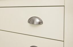 GFW Lancaster 2 Door 1 Drawer Shoe Cabinet in Cream - thumbnail 3