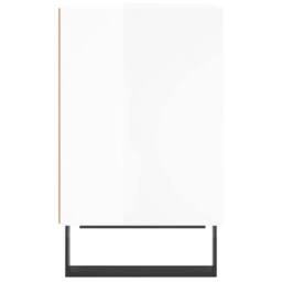Berkfield Home Bedside Cabinets 2 pcs High Gloss White 40x30x50 cm Engineered Wood - Size: 40 x 30 x 50 cm - thumbnail 6