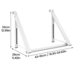 SPETLEK Over The Door Drying Rack Foldable in White - Size: Large - thumbnail 2