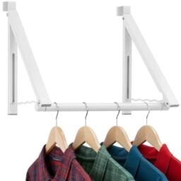 SPETLEK Over The Door Drying Rack Foldable in White - Size: Large - thumbnail 4