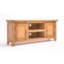 Cabinet Bits Trivento Light Wood 2 Door TV Cabinet Wood Knob in Natural - thumbnail 2