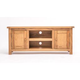 Cabinet Bits Trivento Light Wood 2 Door TV Cabinet Wood Knob in Natural - thumbnail 1