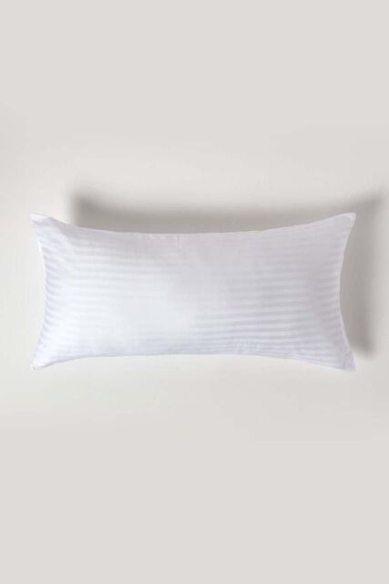 Homescapes Continental Egyptian Cotton Pillowcase 330 TC, 40 x 80 cm in White - image 1