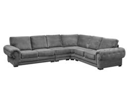 Furniture 786 Chingford Full Back 3c2 Corner Sofa in Grey - thumbnail 2