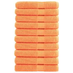 Berkfield Home Premium Sauna Towels SOLUND 10 pcs Orange 80x200 cm 600 gsm - thumbnail 2
