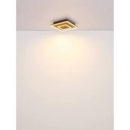 Netlighting Woody 80x20cm Semi Flush Ceiling Light Matt Black LED 3000K - Size: 80x20 cm - thumbnail 6