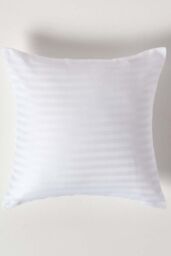 Homescapes Continental Egyptian Cotton Pillowcase 330 TC, 40 x 40 cm in White - thumbnail 1