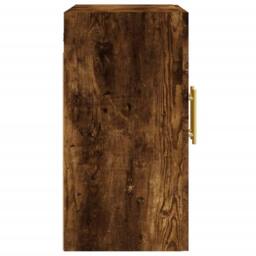 Berkfield Home Wall Cabinet Smoked Oak 60x31x60 cm Engineered Wood in Brown - Size: 60 x 31 x 60 cm - thumbnail 7