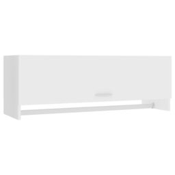 Berkfield Home Wardrobe White 100x32.5x35 cm Engineered Wood - thumbnail 2