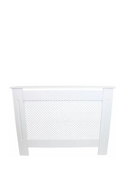 Monstershop Adjustable Radiator Cover MDF White 1400mm - 1920mm - image 1