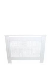 Monstershop Adjustable Radiator Cover MDF White 1400mm - 1920mm - thumbnail 1