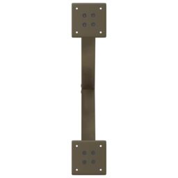 Berkfield Home Coffee Table Legs X-Shaped 2 pcs Natural Steel 50x(30-31) cm Steel in Brown - thumbnail 7