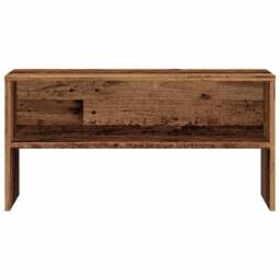 Berkfield Home TV Cabinet Old Wood 80x40x40 cm Engineered Wood in Brown - Size: 80 x 40 x 40 cm - thumbnail 4