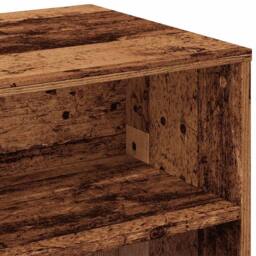Berkfield Home TV Cabinet Old Wood 80x40x40 cm Engineered Wood in Brown - Size: 80 x 40 x 40 cm - thumbnail 7