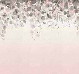 Superfresco Easy Botanical Cascade Mono Print To Order 3m x 2.8m Mural in White - thumbnail 2