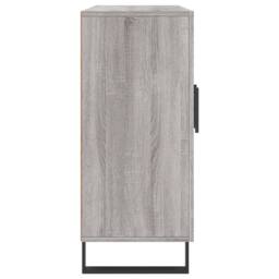 Berkfield Home Sideboard Grey Sonoma 90x34x80 cm Engineered Wood - Size: 90 x 34 x 80 cm - thumbnail 7