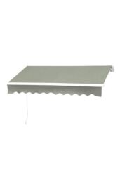 Garden Sanctuary Outdoor Retractable Patio Awning Canopy for Window & Door in Grey - Size: Small - thumbnail 4