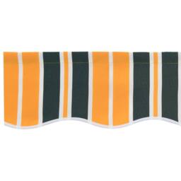Berkfield Home Awning Valance for 5 m Frame Green & Yellow 4.8 x 0.2 m - thumbnail 5