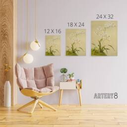 "Artery8 Frederick Sander Odontoglossum Ramosissimum Orchid Canvas Art Print - Size: W12"" x H16""" - thumbnail 4