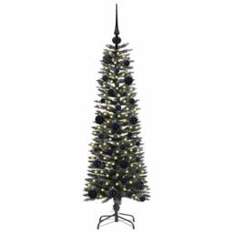 Berkfield Home Elegant Artificial Christmas Tree with Stand Green 40.5 x 40.5 x - thumbnail 1