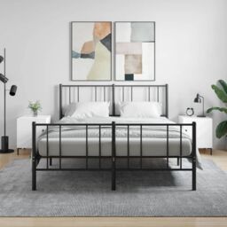 Berkfield Home Bedside Cabinets 2 pcs High Gloss White 40x40x50 cm Engineered Wood - Size: 40 x 40 x 50 cm - thumbnail 1
