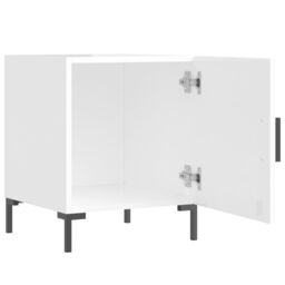 Berkfield Home Bedside Cabinets 2 pcs High Gloss White 40x40x50 cm Engineered Wood - Size: 40 x 40 x 50 cm - thumbnail 6
