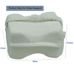 Gr8 Home Memory Foam Leg Knee Support Pillow Cushion in White - thumbnail 6