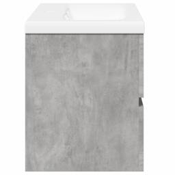 Berkfield Home 2 Piece Bathroom Furniture Set Concrete Grey Engineered Wood - thumbnail 5