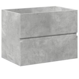 Berkfield Home 2 Piece Bathroom Furniture Set Concrete Grey Engineered Wood - thumbnail 8