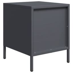 Berkfield Home Bedside Cabinets¬†2 pcs Anthracite 35x39x43.5 cm Steel in Dark Grey - thumbnail 8