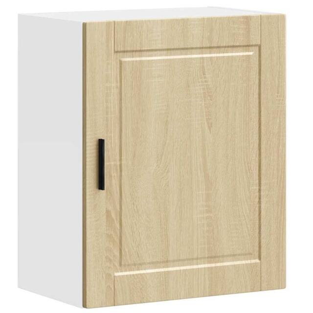 Berkfield Home Kitchen Wall Cabinet¬†Porto Sonoma Oak Engineered Wood in Light Oak - image 1
