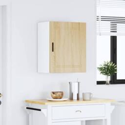 Berkfield Home Kitchen Wall Cabinet¬†Porto Sonoma Oak Engineered Wood in Light Oak - thumbnail 3