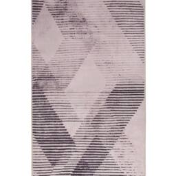 Wyld and Coco Pink Abstract Rug 80 x 150 cm Low Pile Polyester - Size: 80 cm x 150 cm - thumbnail 2