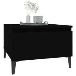 Berkfield Home Side Tables 2 pcs Black 50x46x35 cm Engineered Wood - Size: 50 x 46 x 35 cm - thumbnail 4