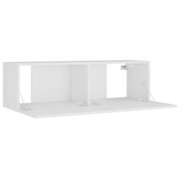 Berkfield Home 8 Piece TV Cabinet Set White Engineered Wood - thumbnail 6
