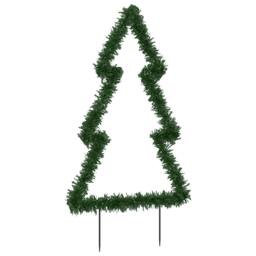 Berkfield Home Green Christmas Light Decoration with Spikes Tree 80 LEDs 60 cm - thumbnail 7