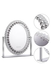 3 Color Lighting Modes Vanity Mirror in Natural - thumbnail 4